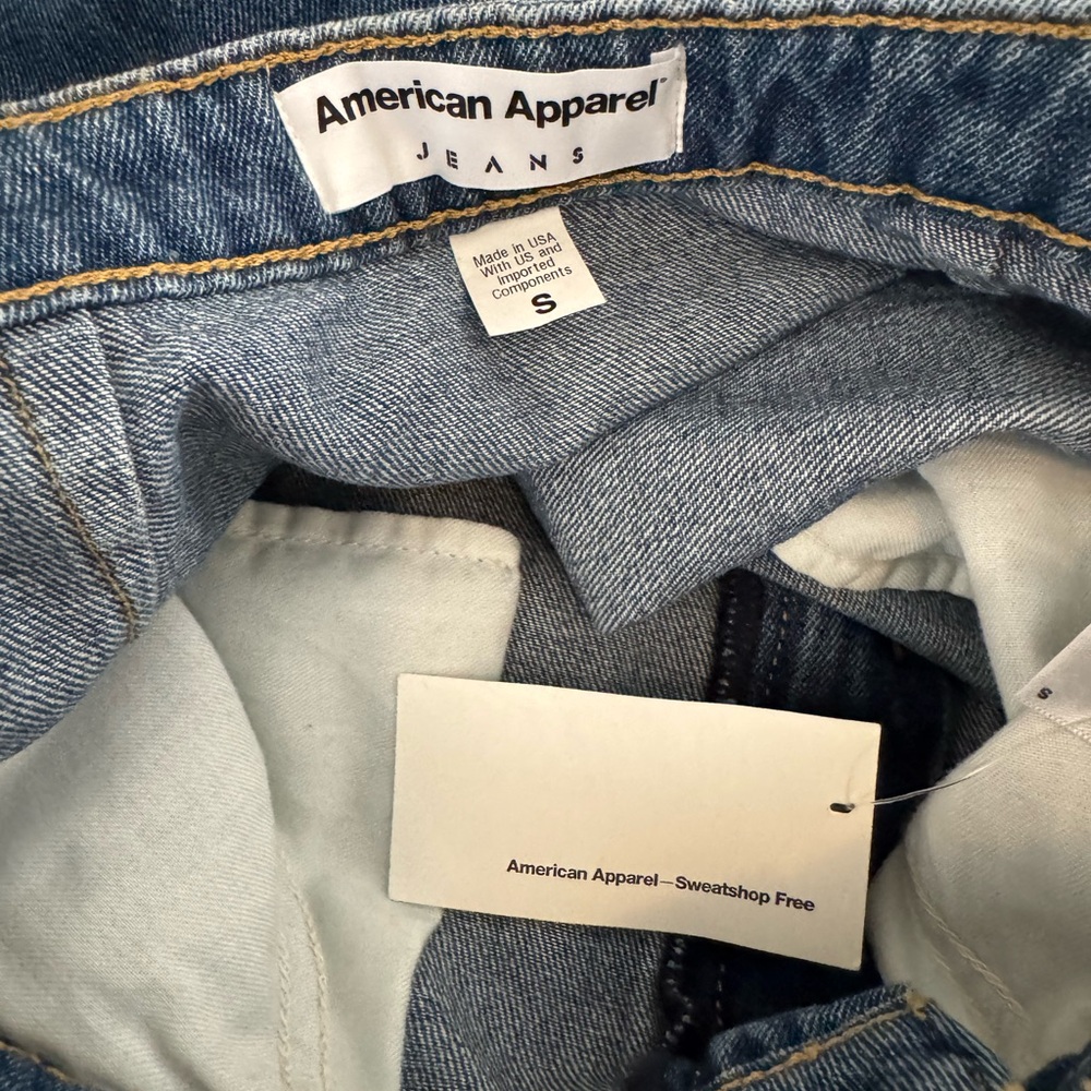 American Apparel Denim Mini Skirt - Blue - Picture 3 of 4